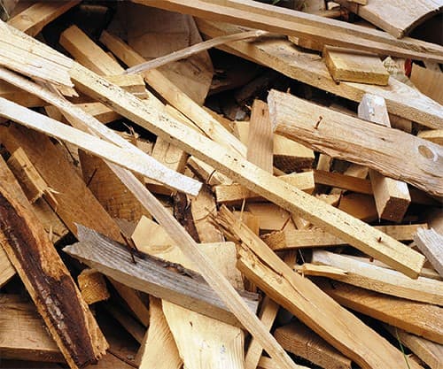 Hout container huren