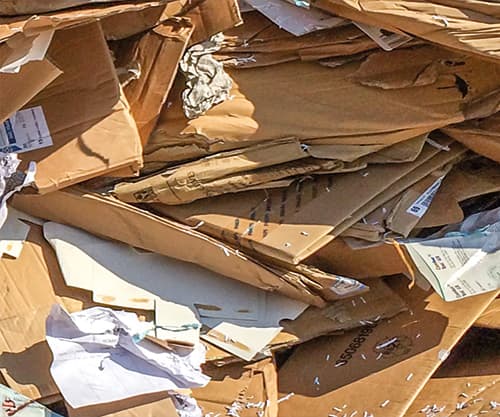 papier en karton rolcontainer huren