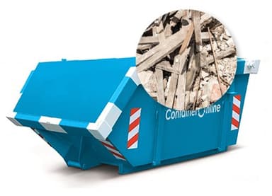 3 m³ container bouwafval