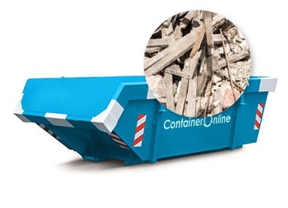 6m3 bouwafval container