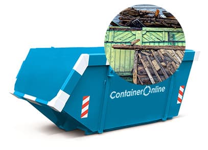 0m3 container huren - C-hout tuinhout