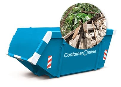 10m3 container gemengd tuinafval