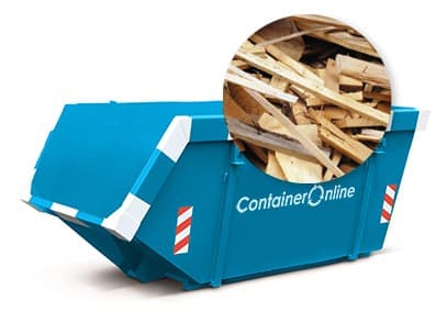 10m3 houtcontainer