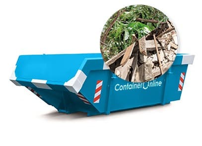 6m3 container gemengd tuinafval