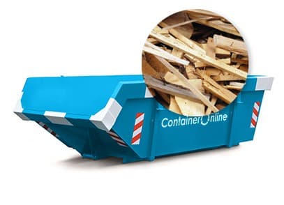6m3 hout container
